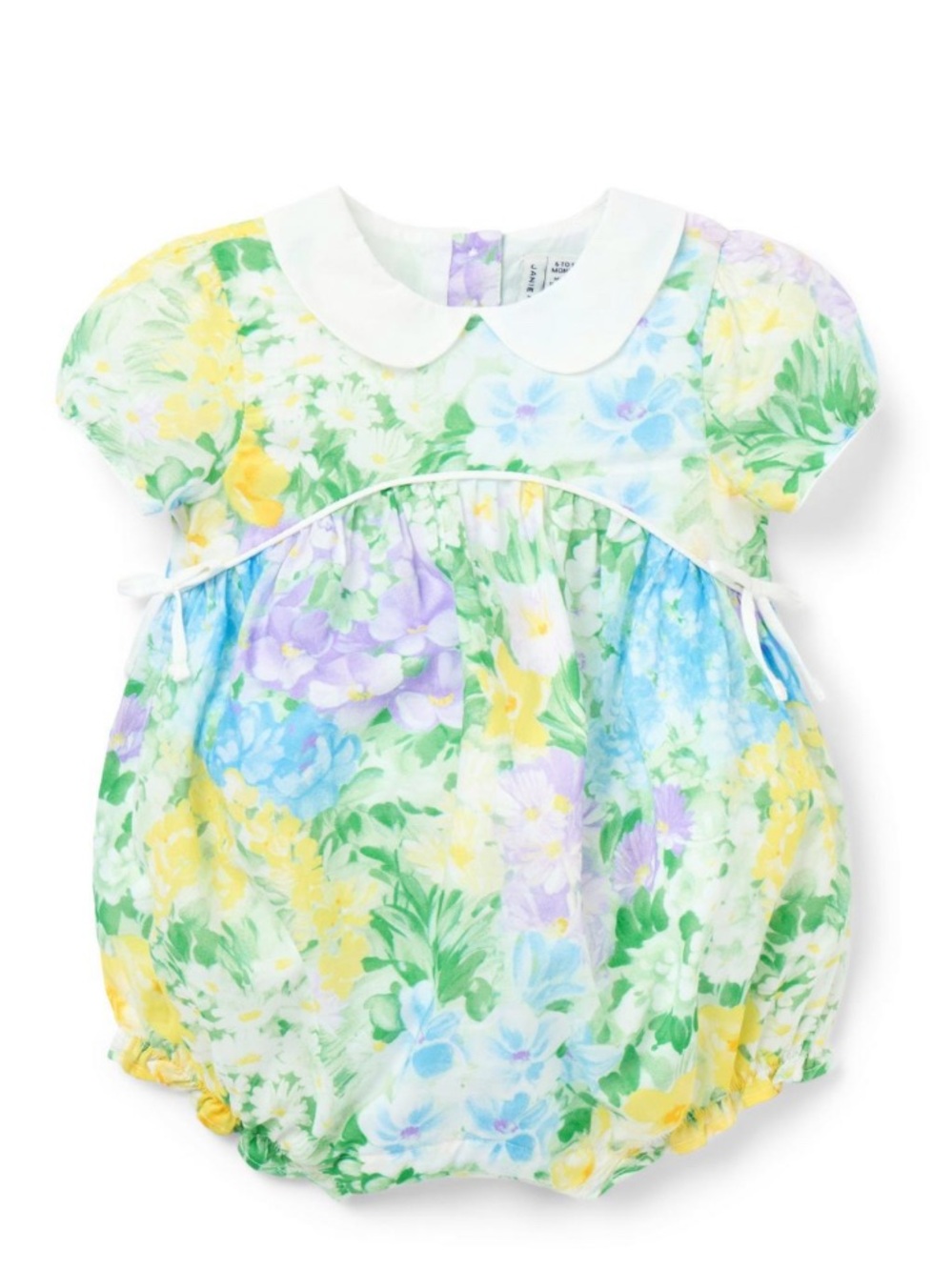 Janie and Jack—Floral Pastel Bubble Romper NWT